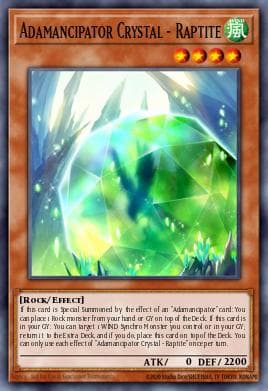 Adamancipator Crystal - Raptite